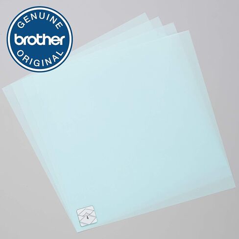 Brother ScanNCut High Tack Fabric Support Sheet CASTBL2, 4 pieces 12" x 12" High Adhesive Sheets for ScanNCut Mats, Use for Cutting Fabric Appliques, Quilting Pieces, Sewing Patterns and More in Saudi Arabia