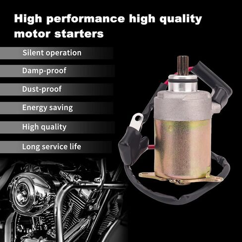 محرك LRLLX Starter متوافق مع GY6 125CC 150CC Starter Motor وStarter Relay ATV Scooter Moped ATV Go Karts Quad 4 Wheelers Taotao Baja in Kuwait