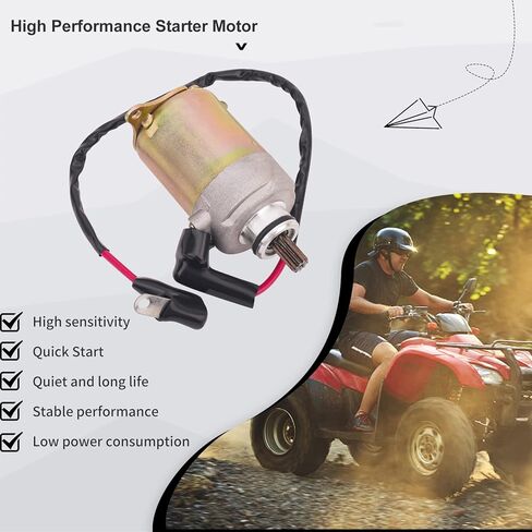 محرك LRLLX Starter متوافق مع GY6 125CC 150CC Starter Motor وStarter Relay ATV Scooter Moped ATV Go Karts Quad 4 Wheelers Taotao Baja in Kuwait