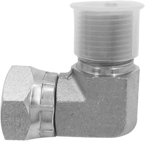 BEITERSTOE (2-PACK) 1501-08-08 Hydraulic Hose Adapter Fitting 1/2" Male (1/2-14 NPTF) × 1/2" Female (1/2-14 NPSM) Swivel 90° Elbow SAE Pipe Joints Connector Carbon Steel in Kuwait