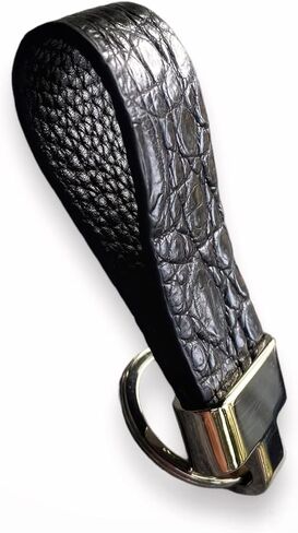 Handmade Crocodile Keychain, Crocodile Keyring, Leather Keyring, Wedding Gifts (Brown) in Saudi Arabia