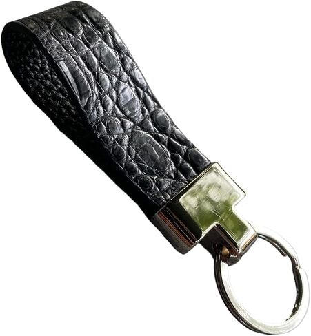 Handmade Crocodile Keychain, Crocodile Keyring, Leather Keyring, Wedding Gifts (Brown) in Saudi Arabia
