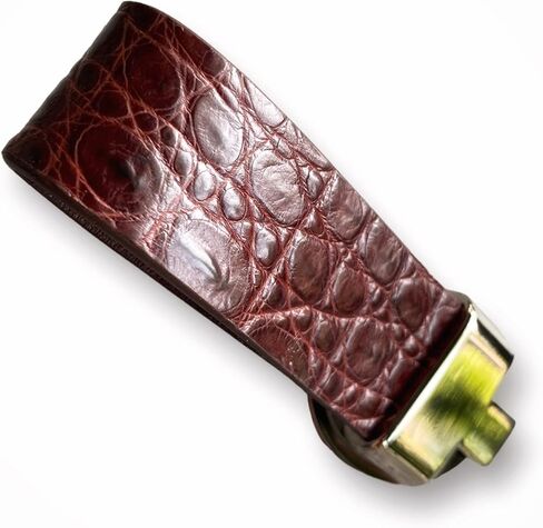 Handmade Crocodile Keychain, Crocodile Keyring, Leather Keyring, Wedding Gifts (Brown) in Saudi Arabia