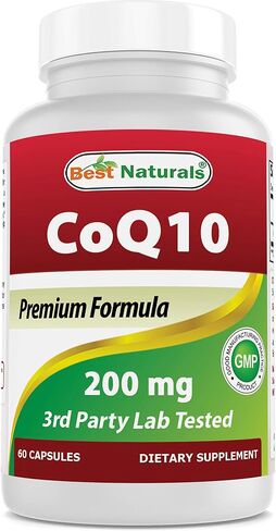 Best Naturals COQ10 200 mg, 60 Capsules in Saudi Arabia