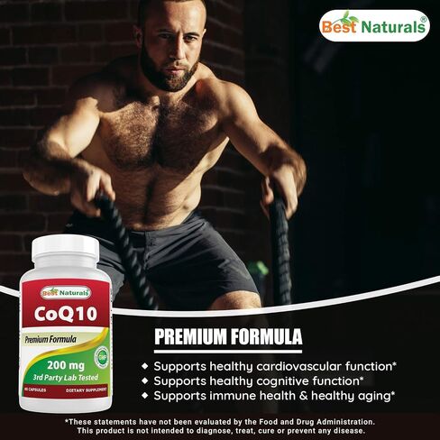 Best Naturals COQ10 200 mg, 60 Capsules in Saudi Arabia