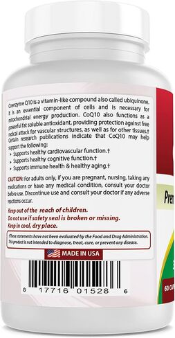 Best Naturals COQ10 200 mg, 60 Capsules in Saudi Arabia