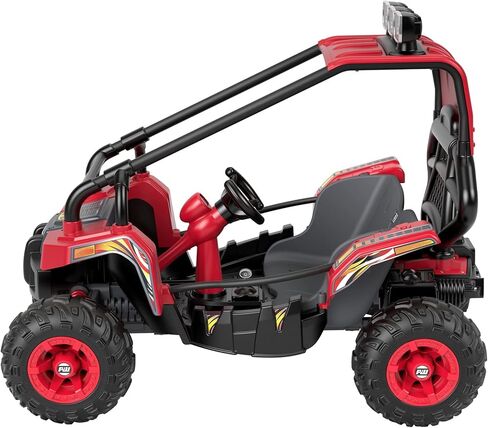 لعبة الركوب باجا تريلستر التي تعمل بالبطارية من باور ويلز، عربة الكثبان الرملية التظاهرية، الجر متعدد التضاريس، لعبة ما قبل المدرسة، مقاعد 2، للأعمار من 3 سنوات فما فوق in Kuwait