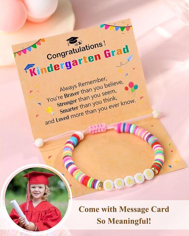 UPROMI مرحلة ما قبل المدرسة/رياض الأطفال/الصف الخامس/الصف الثامن هدايا التخرج للفتيات فئة 2024 سوار التخرج in Kuwait