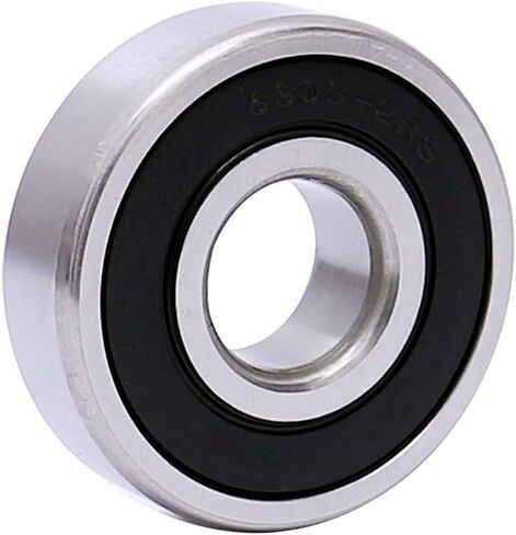 FKG 6303-2RS 17x47x14mm Deep Groove Ball Bearing Double Rubber Seal Bearings Pre-Lubricated 10 Pcs in Saudi Arabia