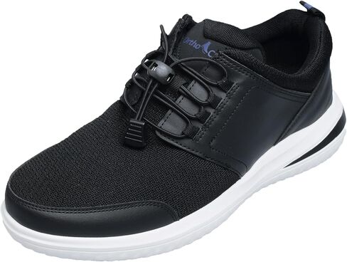 JBTNBX Men's Walking Shoes with Arch Support，with Adjustable Lace Up Comfortable Plantar Fasciitis Orthotic Casual Sneakers for Heel and Foot Pain Relief in Saudi Arabia
