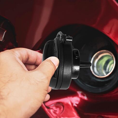 غطاء الغاز، غطاء الوقود 5C0201550T بديل متوافق مع Volkswagen 2011-2020 VW Jetta GTI Golf SportWagen Golf Alltrack Tiguan، لا يزال لـ 2008-2017 Audi A4 A5 A8 S4 S5 S8 Q5 RS5 SQ5 allroad (أسود) in Kuwait