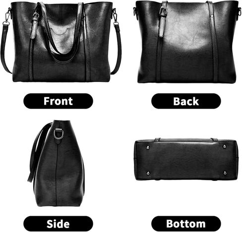 حقيبة يد سيمكات للنساء - حقيبة كروس جلدية بمقبض علوي وحقائب كتف وحقائب يد ذات سعة كبيرة وحقائب حمل للعمل in Kuwait