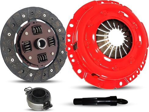 Clutch Kit Compatible With Beetle Fastback Karmann Ghia Base Sedan Convertible 211 215 261 265 1970-1979 1.6L H4 GAS Naturally Aspirated (Stage 1; Flywheel Spec: -0.83; From 9/70; 17-013R) in Saudi Arabia