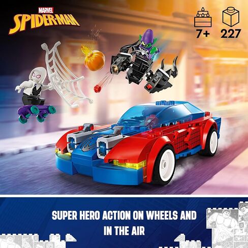 LEGO Marvel Spider-Man Race Car & Venom Green Goblin, Marvel Building Toy for Kids with Ghost-Spider Minifigure and Buildable Race Car Toy, Spider-Man Gift for Boys and Girls Ages 7 and Up, 76279 in Saudi Arabia