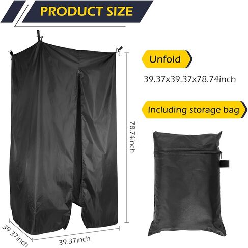 خيمة خصوصية للقوارب من Dyna-Living للقوارب، غرفة تغيير للقوارب المحمولة مع حقيبة تخزين، خيمة للقوارب العائمة، قسم الخصوصية للقوارب العائمة، خيمة معلقة 39.37 بوصة عرض × 39.37 بوصة عمق × 78.7 بوصة ارتفاع in Kuwait