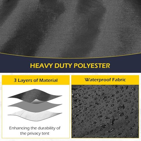 خيمة خصوصية للقوارب من Dyna-Living للقوارب، غرفة تغيير للقوارب المحمولة مع حقيبة تخزين، خيمة للقوارب العائمة، قسم الخصوصية للقوارب العائمة، خيمة معلقة 39.37 بوصة عرض × 39.37 بوصة عمق × 78.7 بوصة ارتفاع in Kuwait