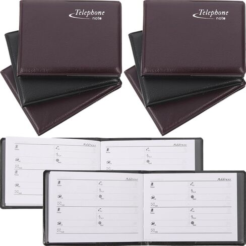 10pcs Mini Phone Book Wallet Pocket Sized Notebook Notepads for Alphabetical Organizer Wallet Notebook Mini Phone Numbers Book Portable Phone Book Telephone Book in Saudi Arabia