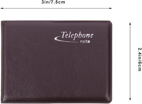 10pcs Mini Phone Book Wallet Pocket Sized Notebook Notepads for Alphabetical Organizer Wallet Notebook Mini Phone Numbers Book Portable Phone Book Telephone Book in Saudi Arabia