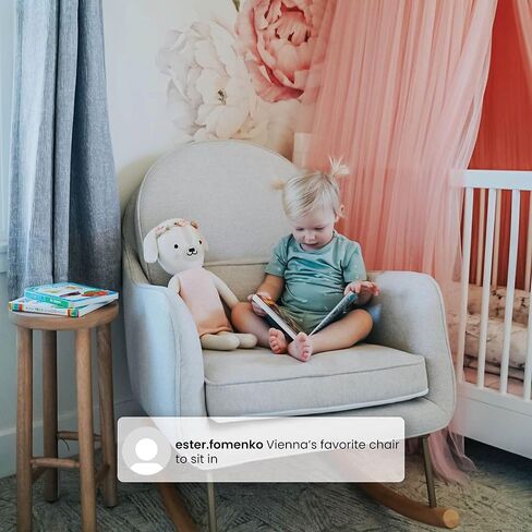 Delta Children Rocker Ella, Stone Grey in Saudi Arabia