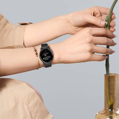 TRUMiRR Women Band for Venu 3S (41mm) Smart Watch, Mesh Stainless Steel Watchband Soft Gold Strap for Garmin Venu 3S / Venu 2S / Vivomove 3S / Forerunner 265S in Kuwait