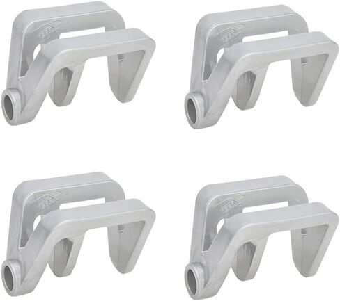 Mekek 4 قطعة مقاطع مصد القارب الشماعات أدوات ضبط المرابط عائم الحاجز كليب قارب الحاجز كليب لرسو السفن 1/1.25 في أنبوب مربع in Kuwait