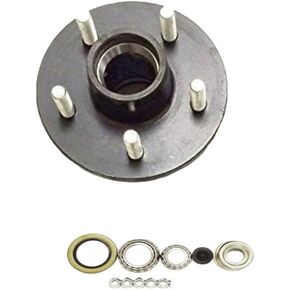 2000lb Trailer Axle Trailer Hub Kit 5 Bolt 4.5",Trailer Hub fit 1" and 1-1/16" Trailer Straight Spindle,Boat Trailer Hubs 5 Lug Only Fit Straight Spindle Only in Kuwait