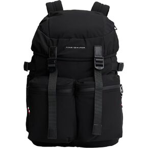 Tommy Hilfiger Mens Travel Flap Backpack,BLACK One Size in Saudi Arabia
