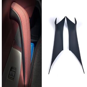 Compatible with BMW 5 Series Interior Door Handle Cover 2018-2023 G30 G31 520i 530i 540i 520d 530d 540d no-Remove Interior Door Pull Handle Cover (Carbon Fiber Pattern, 4pcs) in Saudi Arabia