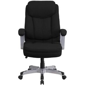 Flash Furniture HERCULES Series Big & Tall 500 lb. Rated Black Fabric Executive Swivel Ergonomic Office Chair with Arms in Kuwait