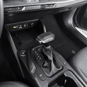 Gear Shift Knob Cover Trim Compatible with KIA K4 2024 2025 2026 K5 2025 2026 Accessories, Car Center Console Interior Trim Stick-Carbon in Kuwait