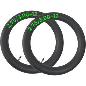 2-Pcs 2.75/3.00-12 Inner Tube 2.75-12 3.00-12 Dirt Bike Tube 80/100-12 Replacement Inner Tube Straight Valve Stem in Kuwait