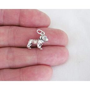 متجر جويل حلية من الفضة الإسترليني عيار 925 ثلاثية الأبعاد على شكل كلب بولدوج من متجر جويل in Kuwait