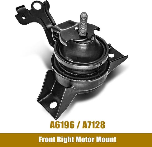 PartsFlow 4PCS Engine Motor and Transmission Mount Kit for Hyundai for Elantra 2001-2006 Tiburon 2003-2006 L4 2.0L DOHC A7101 A7128 A7118 A7116 in Saudi Arabia