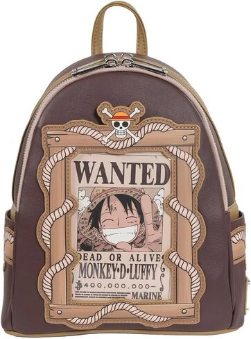 Loungefly One Piece Monkey D. Luffy Wanted Dead or Alive Mini Backpack in Saudi Arabia