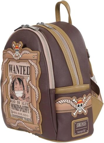 Loungefly One Piece Monkey D. Luffy Wanted Dead or Alive Mini Backpack in Saudi Arabia