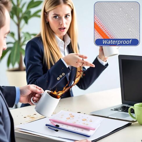 100 Pack Pencil Pouch Bulk Operation Christmas Mesh Zipper Storage Cases Gifts-A6 File Bag Clear Pencil Pouches Multipurpose Toiletry Cosmetics Bags for Office Bill Travel 9.5'' x 4.5''(10 Colors) in Saudi Arabia