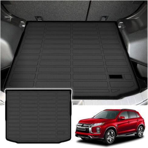 Cartist Cargo Liner لـ Mitsubishi Outlander Sport 2011-2024، سجادات البضائع لجميع الأحوال الجوية لملحقات Outlander الرياضية، سجادة صندوق السيارة TPE شديدة التحمل، ملحقات السيارة in Saudi Arabia