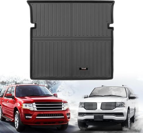 مخصص لـ 2003-2017 Ford Expedition/Lincoln Navigator Cargo Mats Liner خلف مقاعد الصف الثاني لجميع الأحوال الجوية TPE (لا توجد نماذج EL أو L) (لـ 2003-2017 Ford Expedition/Lincoln Navigator Accessories) in Kuwait
