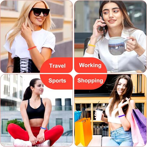 Colorful Wrist Coil Keychain, 10 Pcs Plastic Coil Wristband Stretch Spring Spiral Bracelets Key Chain Wrist Key Holder for Gym Pool ID Badge and Outdoor Sport in Saudi Arabia
