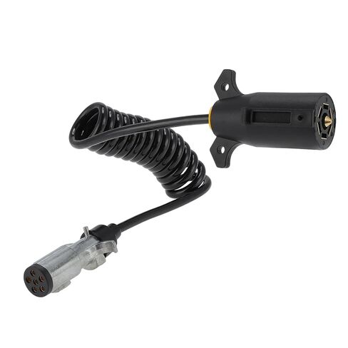 7 Pin to 6 Pin Trailer Hitch Harness Plug 6ft Trailer Wiring Harness Connector 7 Way Adapter Converter for RV Truck Vehicle Connection in Saudi Arabia