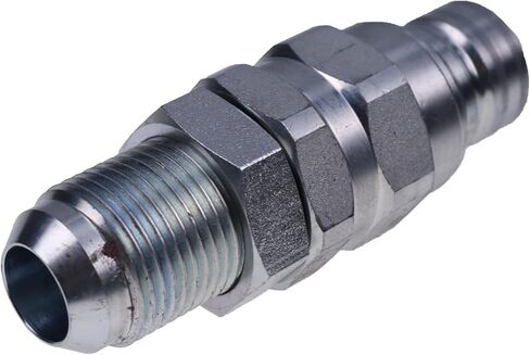 JZGRDN Male Hydraulic Flat Face Quick Coupler AT312876 Compatible with John Deere 240 250 313 315 317 318 319 320 323 CT315 CT322 110 210 310 315 324 410 710 210 244 304 324 in Saudi Arabia
