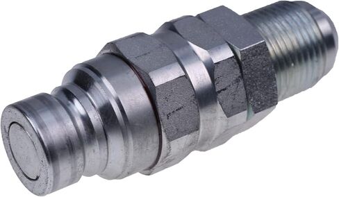 JZGRDN Male Hydraulic Flat Face Quick Coupler AT312876 Compatible with John Deere 240 250 313 315 317 318 319 320 323 CT315 CT322 110 210 310 315 324 410 710 210 244 304 324 in Saudi Arabia