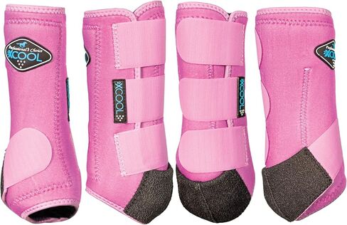 Professional's Choice 2XCOOL Sports Medicine Horse Boots | Protective & Breathable Design for Ultimate Comfort, Durability & Cooling in Active Horses | 4 Pack in Saudi Arabia