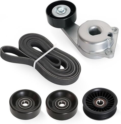 89374 Drive Belt Tensioner Component Kit Fit for Toyota Camry Avalon Sienna 2013-2016, Fit for Highlander Venza 2009-2015, Fit for Lexus Es350 2013-2016, Fit for Rx350 2010-2015, 3.5L V6 in Saudi Arabia