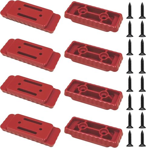16 حزمة من أقدام التثبيت لميلووكي باكوت، ملحقات ميلووكي باكوت، نظام تثبيت القدم (أسود*16) in Kuwait