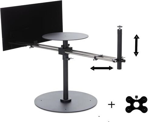 Motorized 360 Photo Booth, Photography Turntable, Camera Rotating Platform Spinner, Realize 360 Video Shooting and Zoom in/Out, App Control in Saudi Arabia