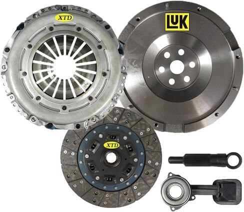 XTD OE CLUTCH KIT + LUK OEM FLYWHEEL compatible with 2000-2004 FORD FOCUS S2, SE, ZTS, ZTW, ZX3, ZX5 2.0L DOHC W/SLAVE CYLINDER in Saudi Arabia