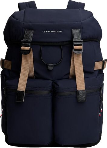 Tommy Hilfiger Mens Travel Flap Backpack,BLACK One Size in Saudi Arabia