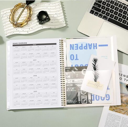 مخطط/تقويم شهري 2026-2029 - مخطط شهري لمدة 3 سنوات 2026-2029، يوليو 2026 - يونيو 2029، 9 × 11 بوصة، مخطط تقويم مزود بعلامات تبويب، جيب داخلي، العطلات، صفحات الملاحظات in Kuwait