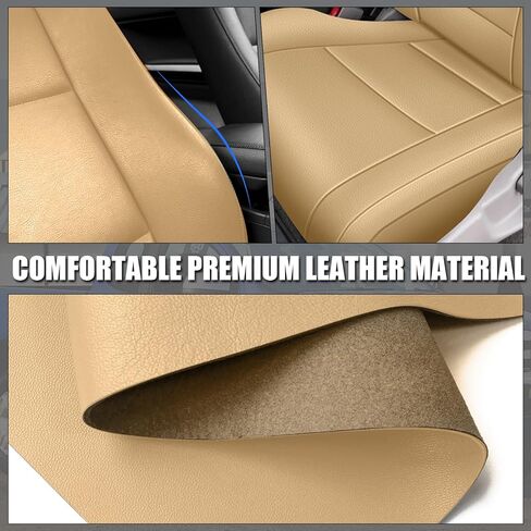 SAPUBK Custom-Fit Front Seat Covers Replace for 1996-2002 Toyota 4Runner with Headrests, Driver and Passenger Premium Leather with Back Composite Soft Foam Lining Seat Cover Cushion in Saudi Arabia